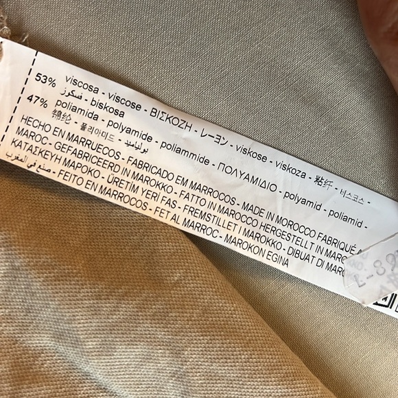 Zara Jumpsuit with side zip NWOT SZ L - Picture 7 of 7